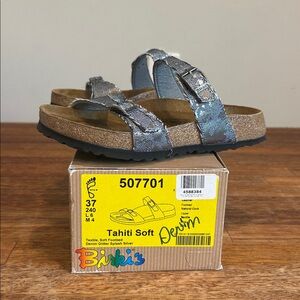 Birkenstock Birkies Tahiti Glitter Sandals‎ size 37